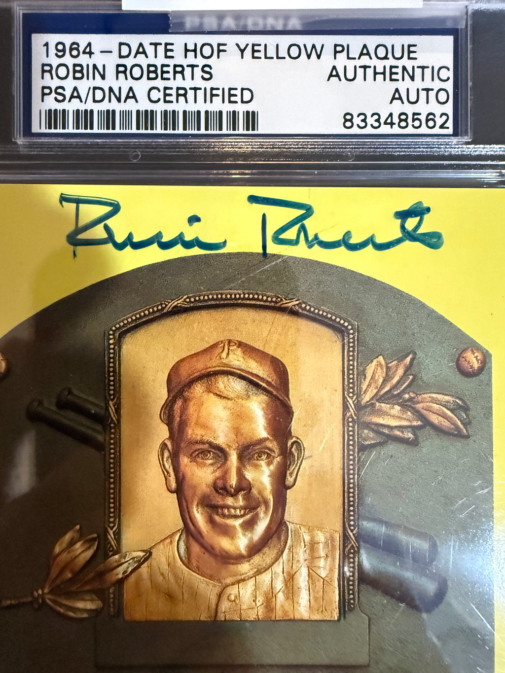 Robin Roberts Signed HOF Card PSA Authenticated
