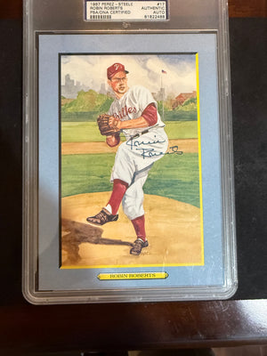 Robin Roberts Signed Perez-Steele Great Moments PSA Authenticated and Encapsulated