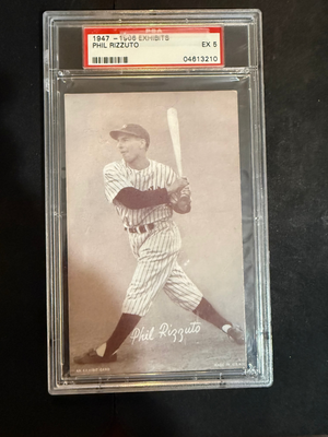 Phil Rizzuto 1947-1966 Exhibits PSA EX 5