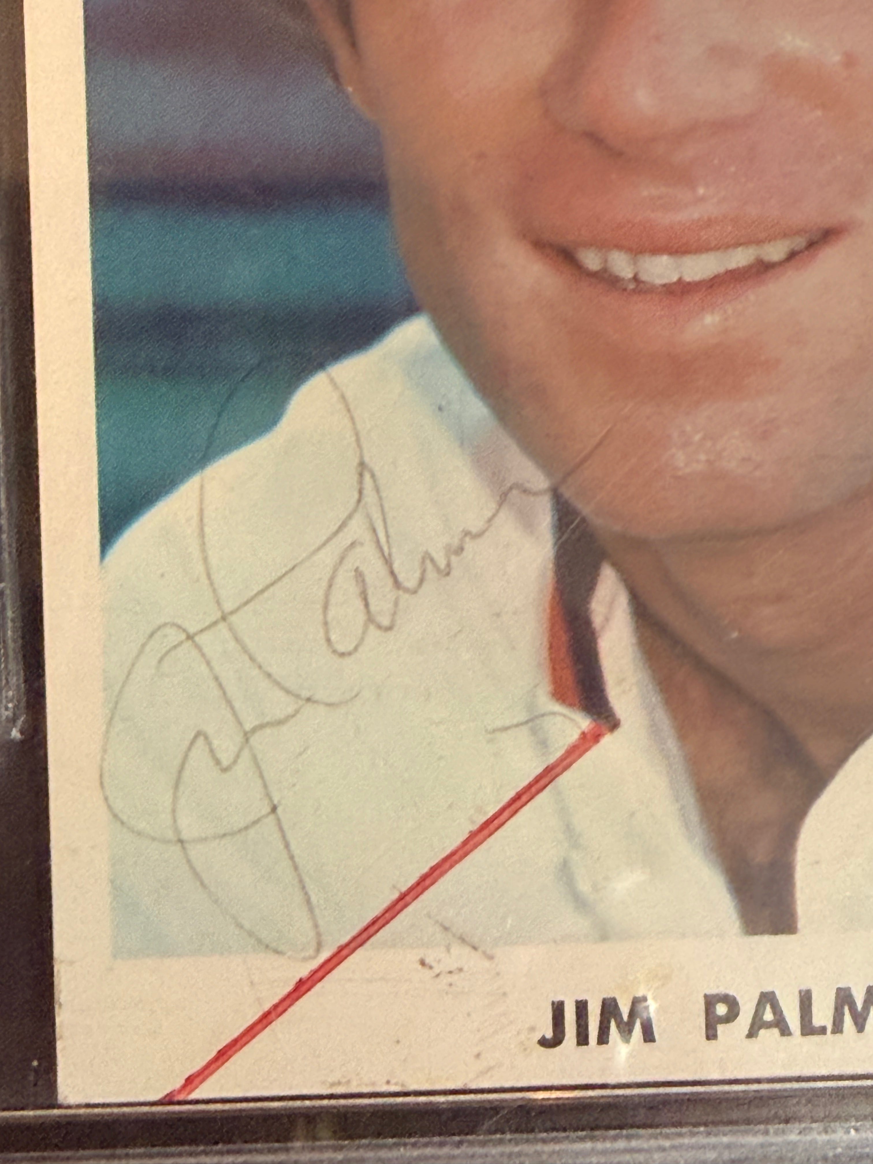 Jim Palmer Signed Baltimore Orioles Postcard JSA Authenticated and Encapsulated