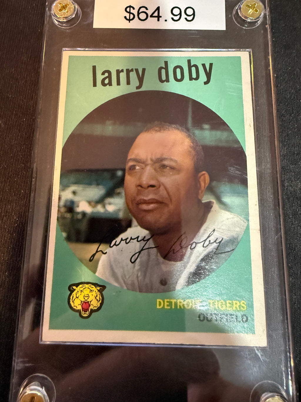 1959 Topps 455 Larry Doby (Nice Card)