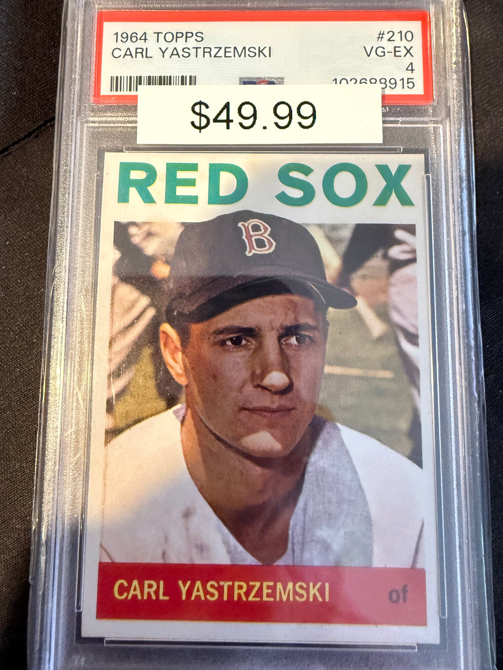 1964 Topps 210 Carl Yastrzemski PSA 4 VG-EX
