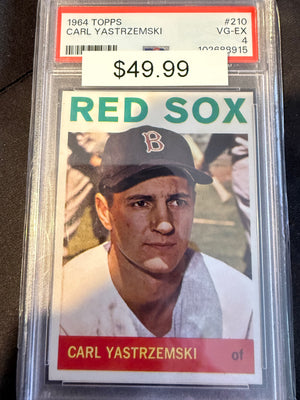 1964 Topps 210 Carl Yastrzemski PSA 4 VG-EX
