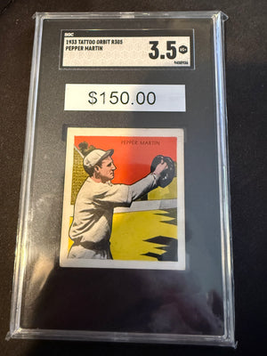 1933 Tattoo Orbit R305 Pepper Martin (SGC 3.5) VG+