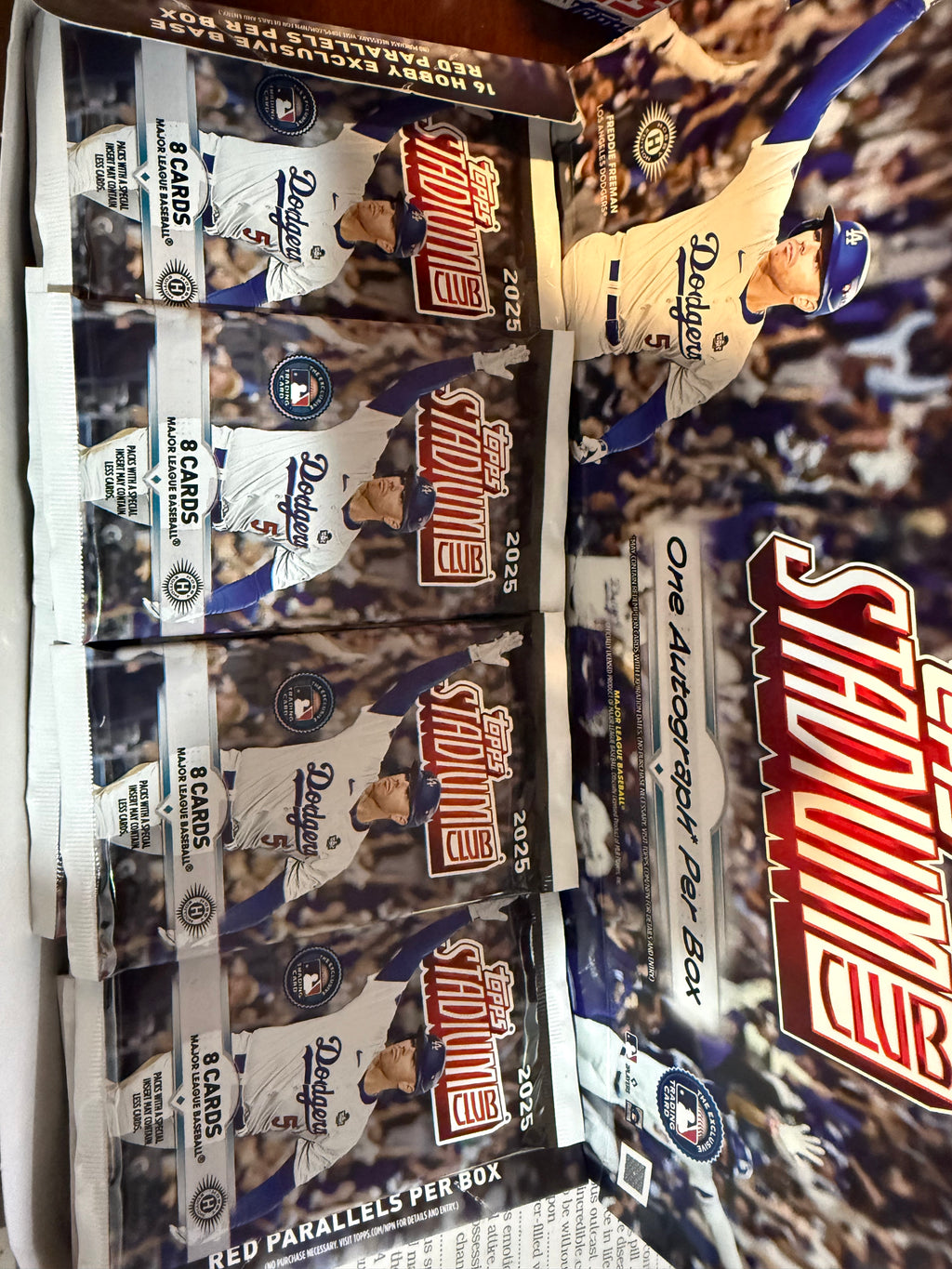 2025 Topps Stadium Club Hobby (Two Packs) (unopened)