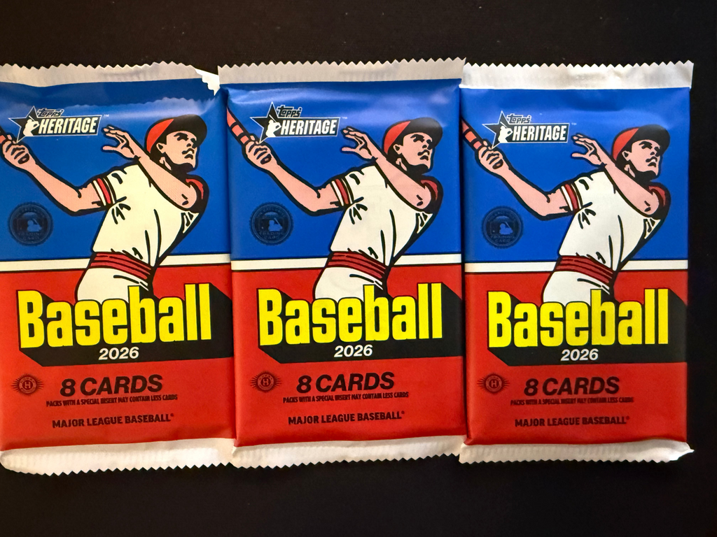 2026 Topps Heritage Hobby (Three Packs) (unopened)