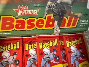 2024 Topps Heritage Hobby (Nine Packs) (unopened)