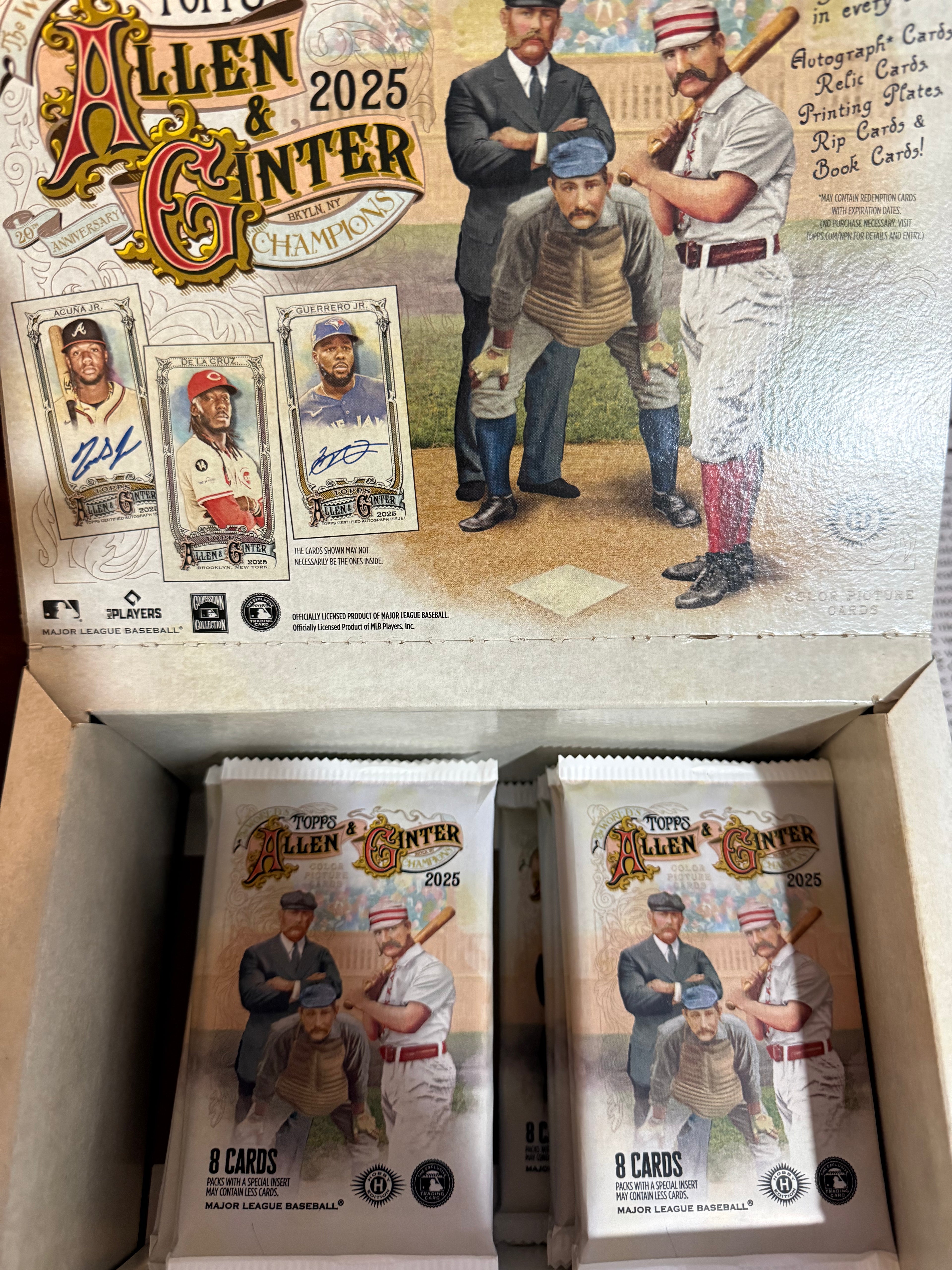 2025 Topps Allen & Ginter Hobby (Three Packs) (unopened)