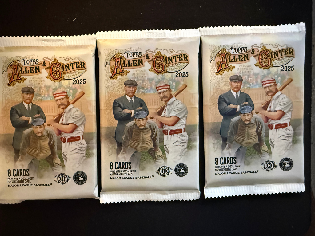 2025 Topps Allen & Ginter Hobby (Three Packs) (unopened)