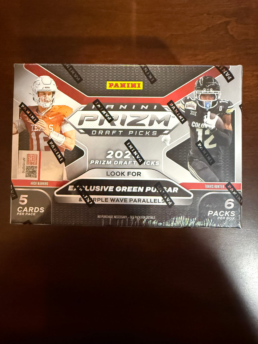 2025 Panini Prizm Draft Football 6 pack Blaster Box (unopened)