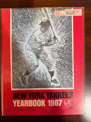 NY Yankees 1967 Yearbook (Very Nice)