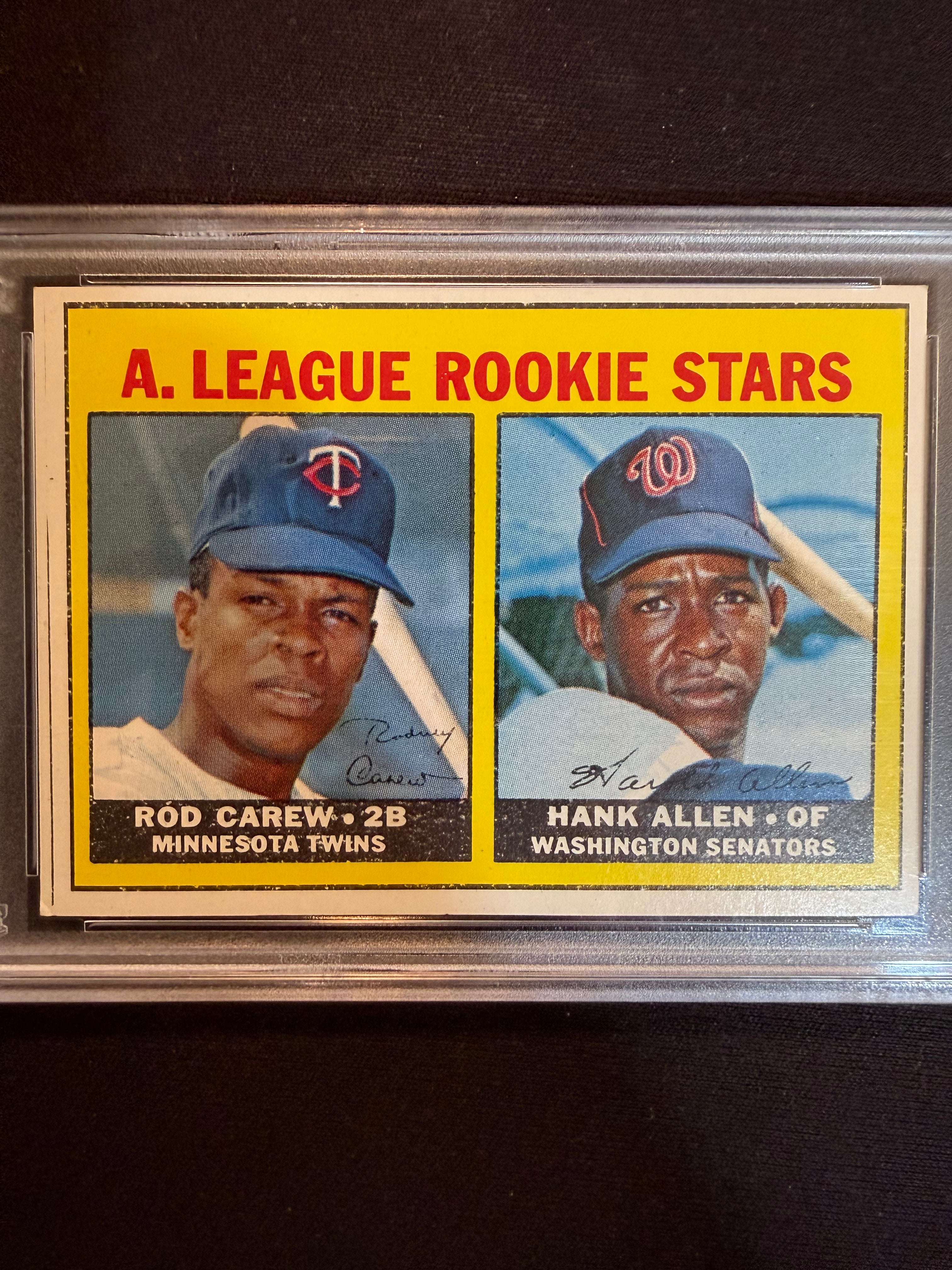 1967 Topps 569 Rod Carew Rookie PSA 7 NM Sharp Card